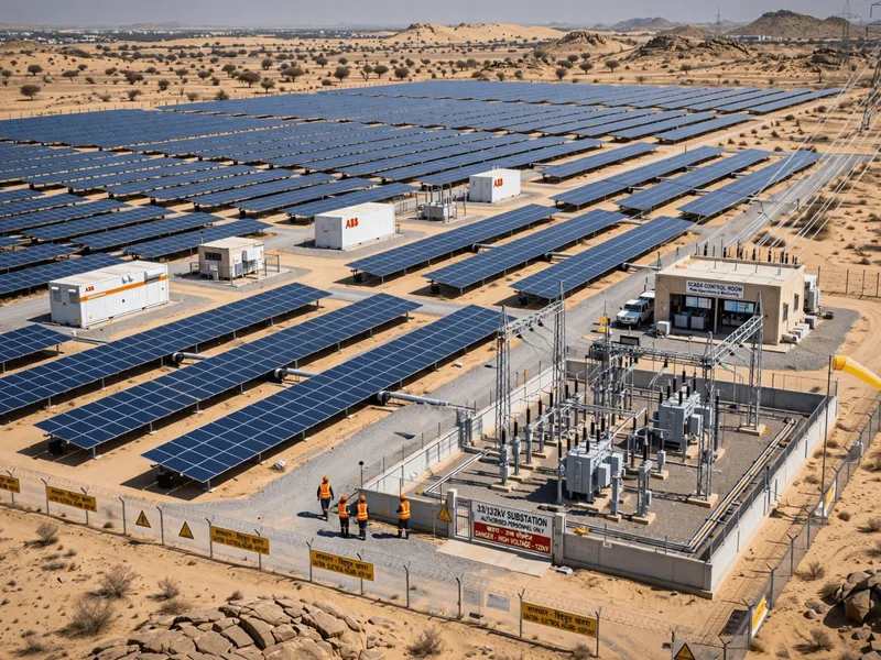 Megawatt Solar Power Plant